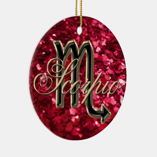 Rote Keramikornament (Rechts)