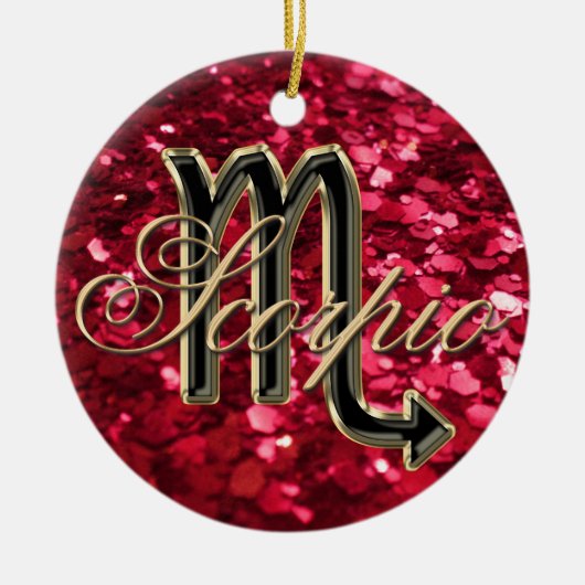 Rote Keramikornament (Vorne)