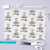 Rote Kerzenbaum Eichhörnchen Tissue Seidenpapier (Handwerk)