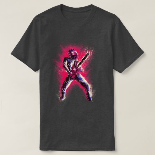 Rote Kettensäge T-Shirt (Design vorne)