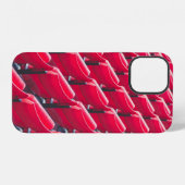 Rote Kinostühle iPhone Hülle (Rückseite (Horizontal))