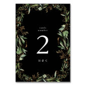 Rote Kirche (Chiesa Rossa) Tischnummer (Vorderseite)