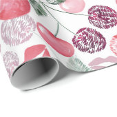 Rote Kirschbeere Geschenkpapier (Rolleneckpunkt)