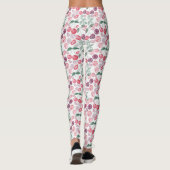 Rote Kirschbeere Leggings (Rückseite)