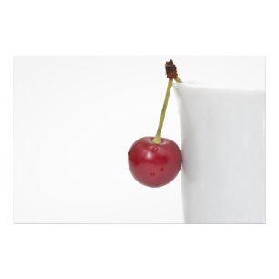 Rote Kirsche Beere Fotodruck