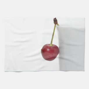 Rote Kirsche Beere Küchentuch