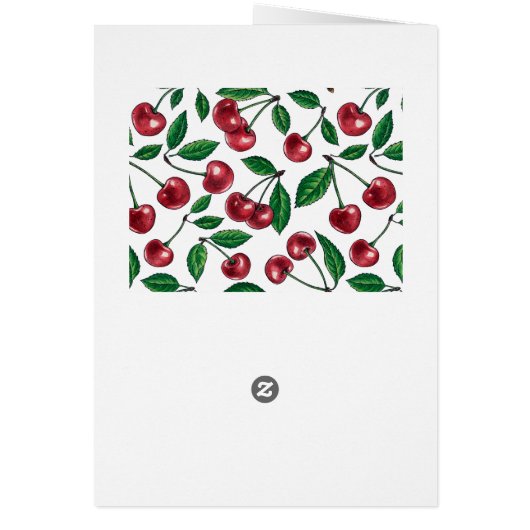 Rote Kirschen auf Weiß (Hinten)