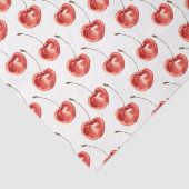 Rote Kirschen (Design 18 Red Series) Seidenpapier (Ausschnitt)