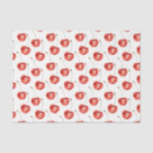 Rote Kirschen (Design 18 Red Series) Seidenpapier (Vorderseite)