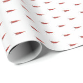 Rote Kirschen-Garnele RCS Geschenkpapier (Rolleneckpunkt)