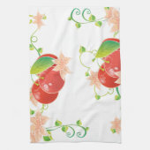 Rote Kirschen Geschirrtuch (Vertikal)