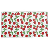 Rote Kirschen Grafik über das gesamte Muster Kissenbezug (Vorderseite-Rechts)