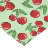 Rote Kirschen in allen Mustern Großer Tischläufer (Ecke)