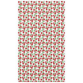 Rote Kirschen in allen Mustern Tischdecke (Vorderseite)