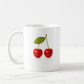 Rote Kirschen Kaffeetasse (Links)