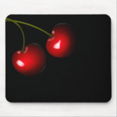 Rote Kirschen-Mauspad Mousepad (Vorne)