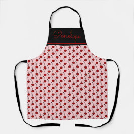 Rote Kirschen Personalisiert Schürze
