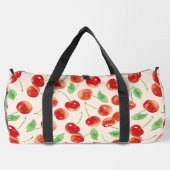 Rote Kirschen, süß Duffle Bag (Rückseite)