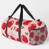Rote Kirschen, süß Duffle Bag (Rechte Ecke)