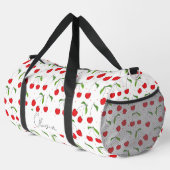 Rote Kirschen, süß Duffle Bag (Rechte Ecke)