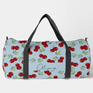 Rote Kirschen, süß Duffle Bag