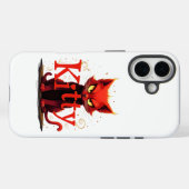 Rote Kitty-Katze-Handyhülle Case-Mate iPhone Hülle (Rückseite (Horizontal))