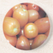 Rote kleine Tomaten Getränkeuntersetzer (Vorne)