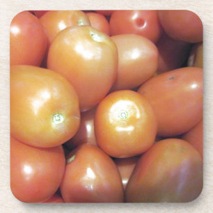 Rote kleine Tomaten Untersetzer