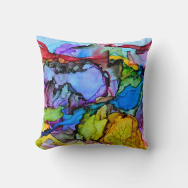 Rote Klippen am Sonnenuntergang Kissen