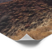 Rote Klippen Poster (Ecke)