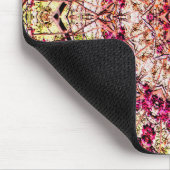 Rote Knospen-Mandala… Mousepad (Ecke)