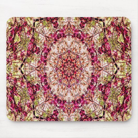 Rote Knospen-Mandala… Mousepad (Vorne)