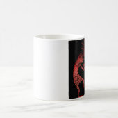 Rote Kokopelli-Tasse Kaffeetasse (Mittel)