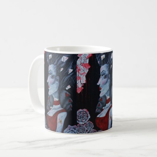 Rote Königin der Kaffeetasse (Vorderseite Links)