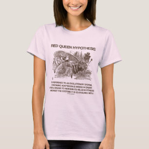 Rote Königin-Hypothese (rotes Königin-Märchenla T-Shirt