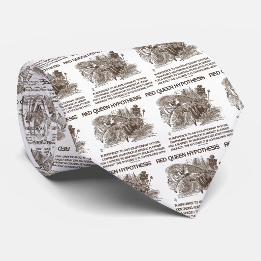 Rote Königin-Hypothese (rotes Königin-Märchenland Krawatte (Gerollt)