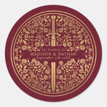 Rote Königliche Hochzeit des Mittelalters