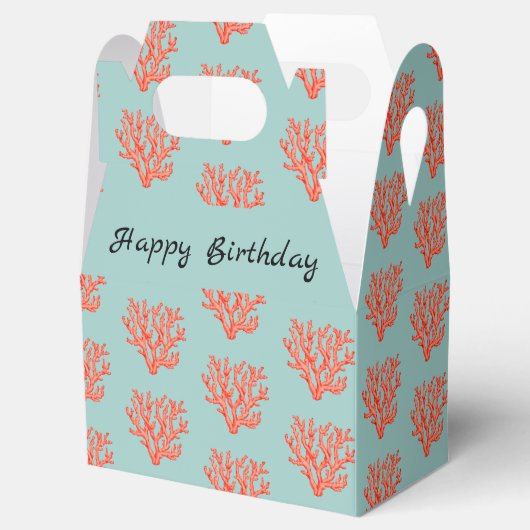 Rote Koralle Geschenkschachtel (Geöffnet)