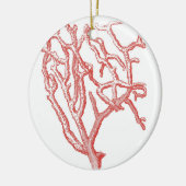 Rote Koralle Keramikornament (Links)