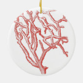 Rote Koralle Keramikornament (Hinten)