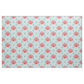 Rote Korallen-Muster 1 Stoff (Fat Quarter (45,7 x 55,9 cm))