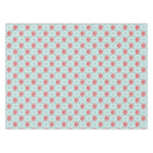Rote Korallen-Muster 1 Tischdecke (Vorderseite (Horizontal))
