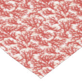 Rote Korallen-Muster 2 Tischdecke (Schrägansicht)