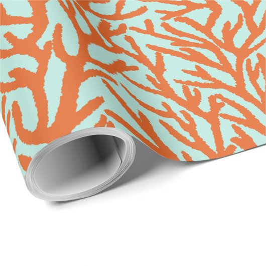 Rote Korallenküste Geschenkpapier (Rolleneckpunkt)