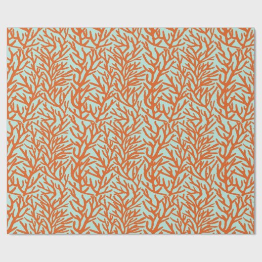 Rote Korallenküste Geschenkpapier (Flach)