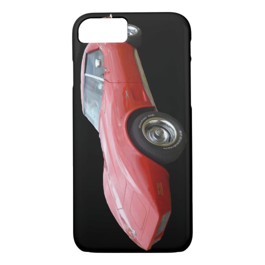 Rote Korvette - iPhone 7 Fall Case-Mate iPhone Hülle (Rückseite)