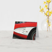 Rote Korvette - Karte (Gelbe Blume)