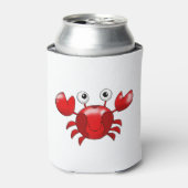 Rote Krabbe aus Cartoon Dosenkühler (Kanne Vorderseite)