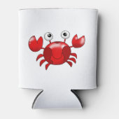 Rote Krabbe aus Cartoon Dosenkühler (Vorderseite)