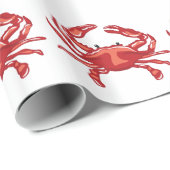 Rote Krabbe Geschenkpapier (Rolleneckpunkt)